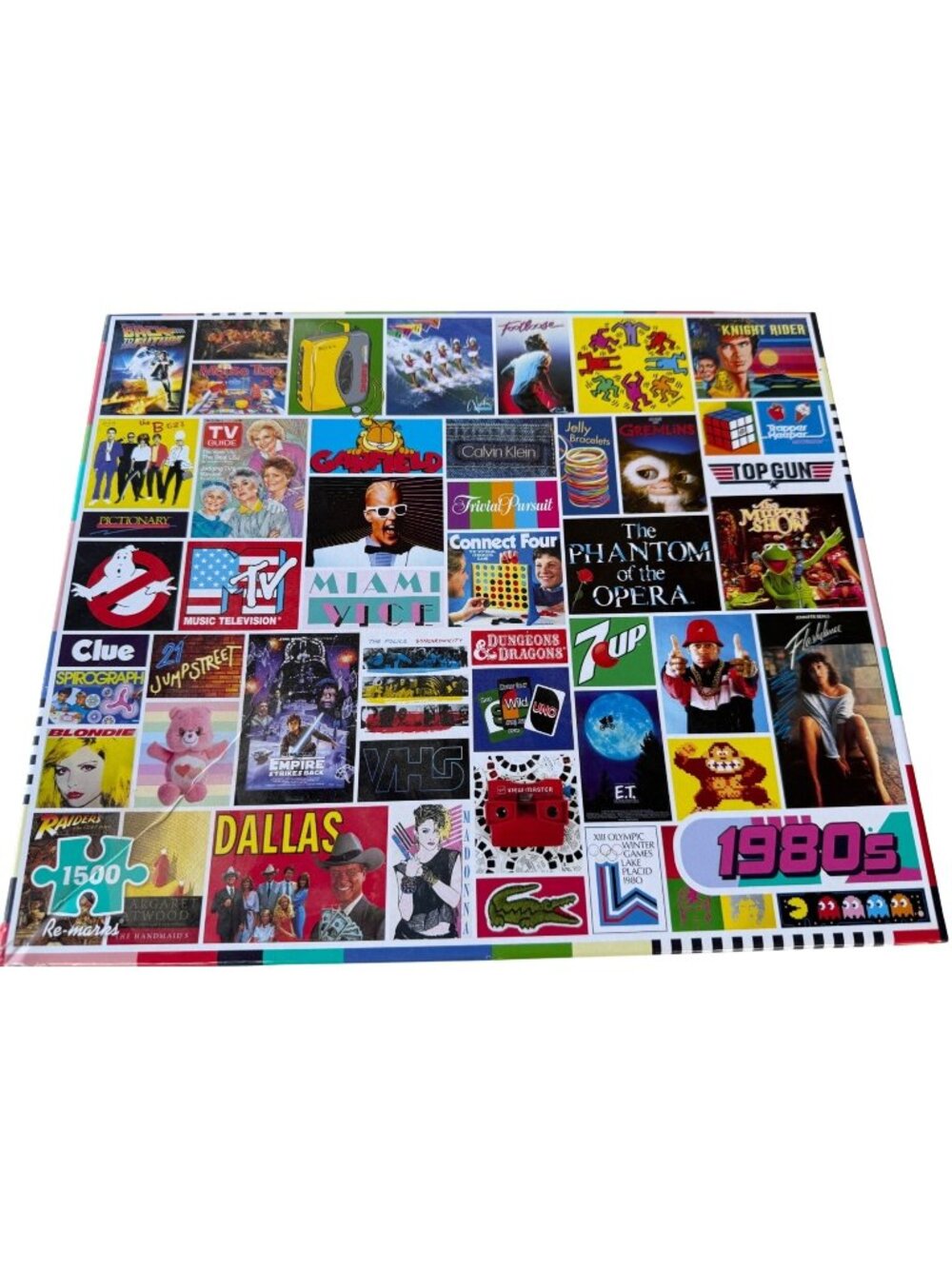 Re-marks 1500-pc. "1980s" Nostalgia Theme Jigsaw Puzzle Set Pop, TV, Movies